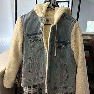 Jean hooded jacket
